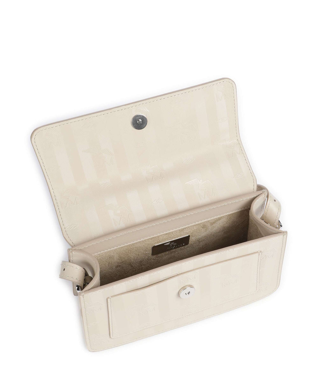 Maison Mollerus Vinerus Egg Crossbody bag pearl weiss