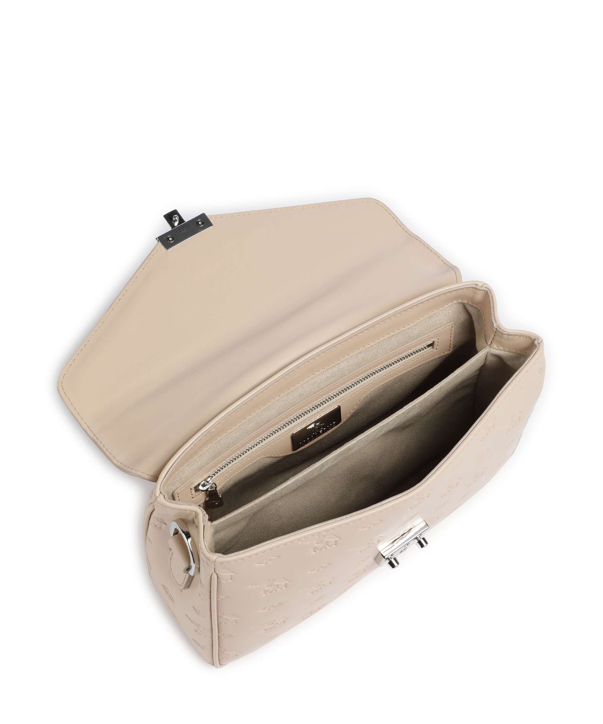 Maison Mollerus Stampato Marly Crossbody bag vanilla beige