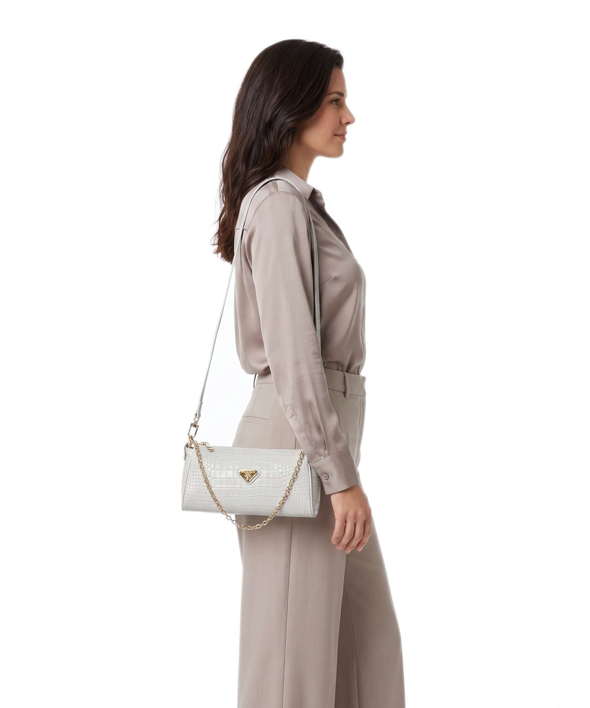 Maison Mollerus Andeer Shoulder bag snow weiss