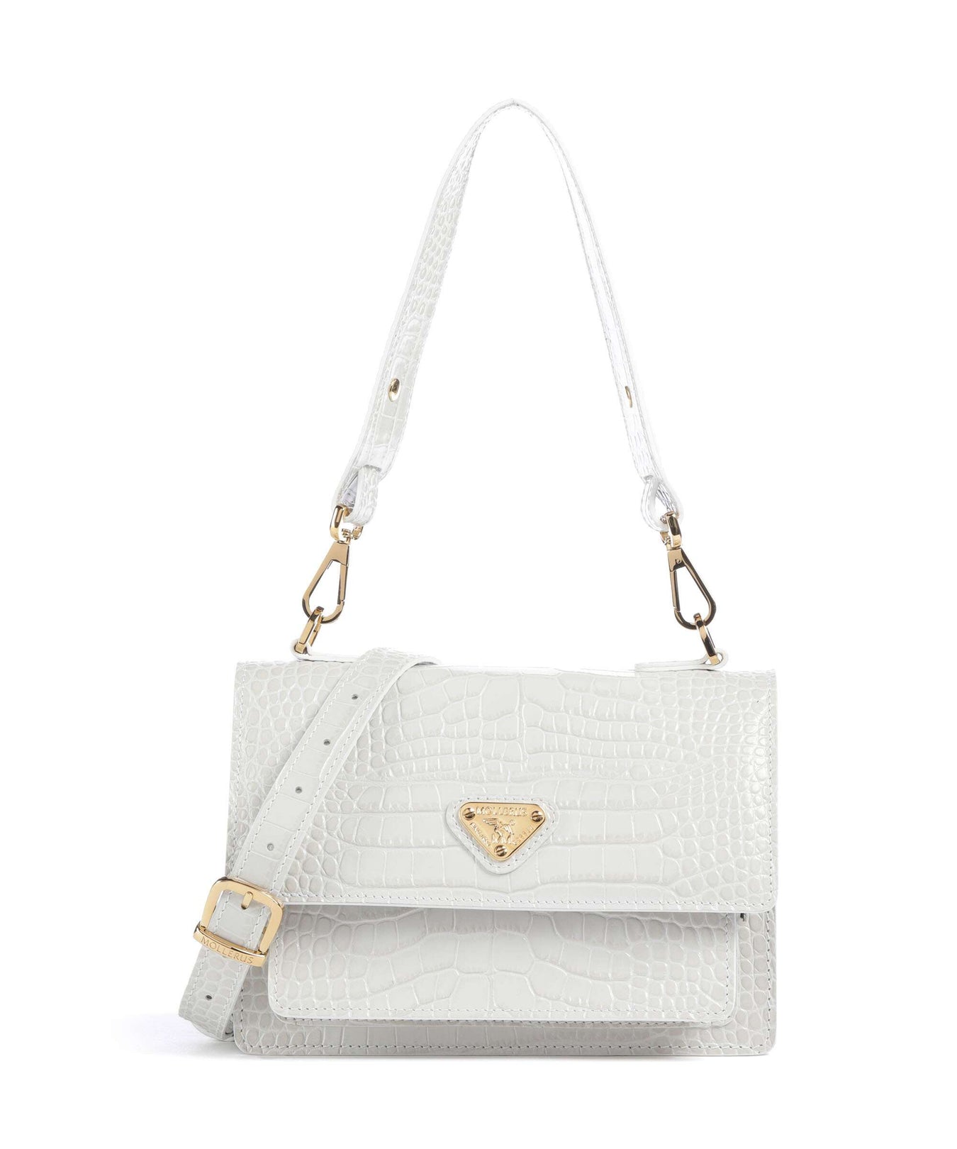 Maison Mollerus Ursy Shoulder bag snow weiss