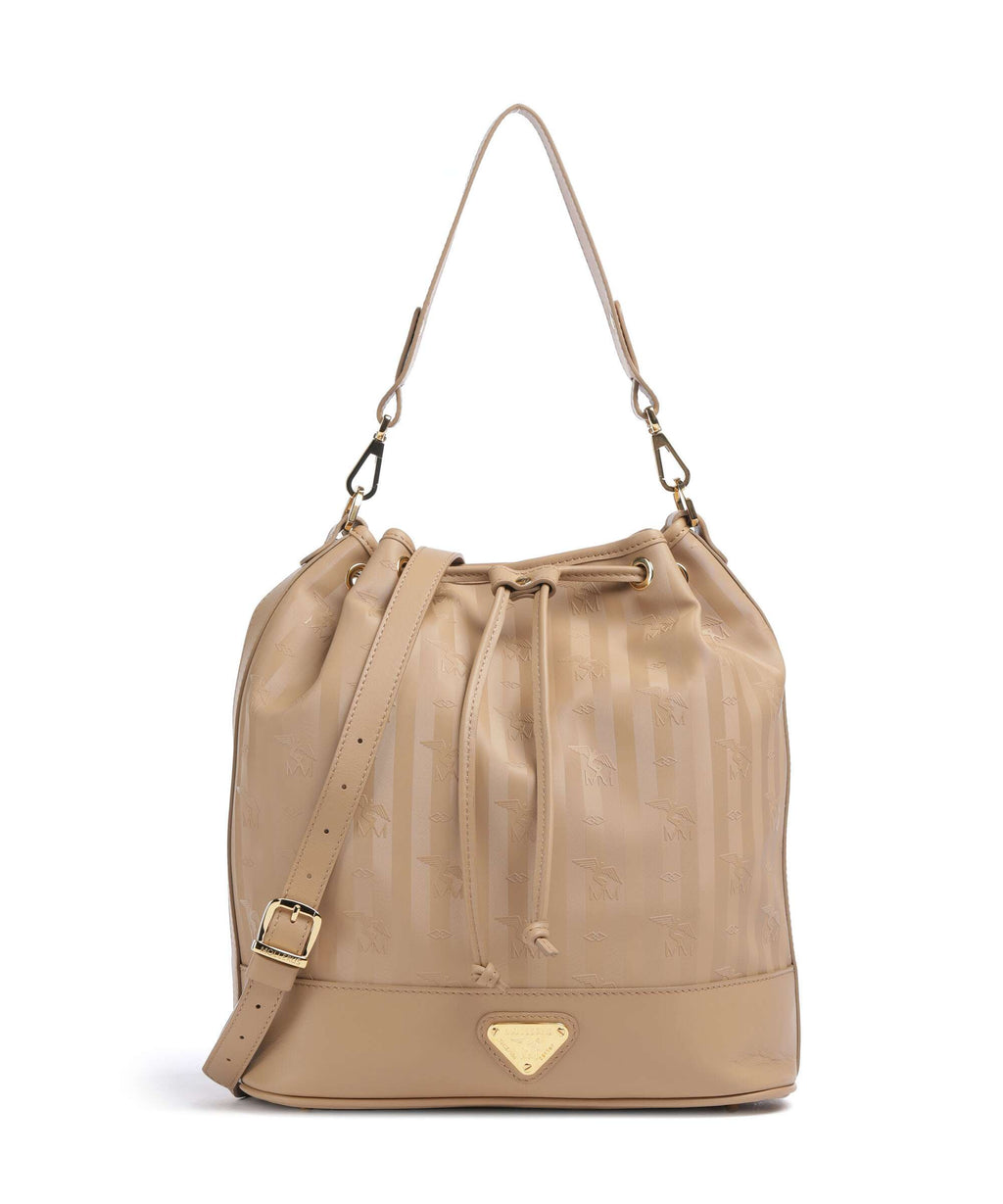 Maison Mollerus Vinerus Niesen Bucket bag cappuccino beige