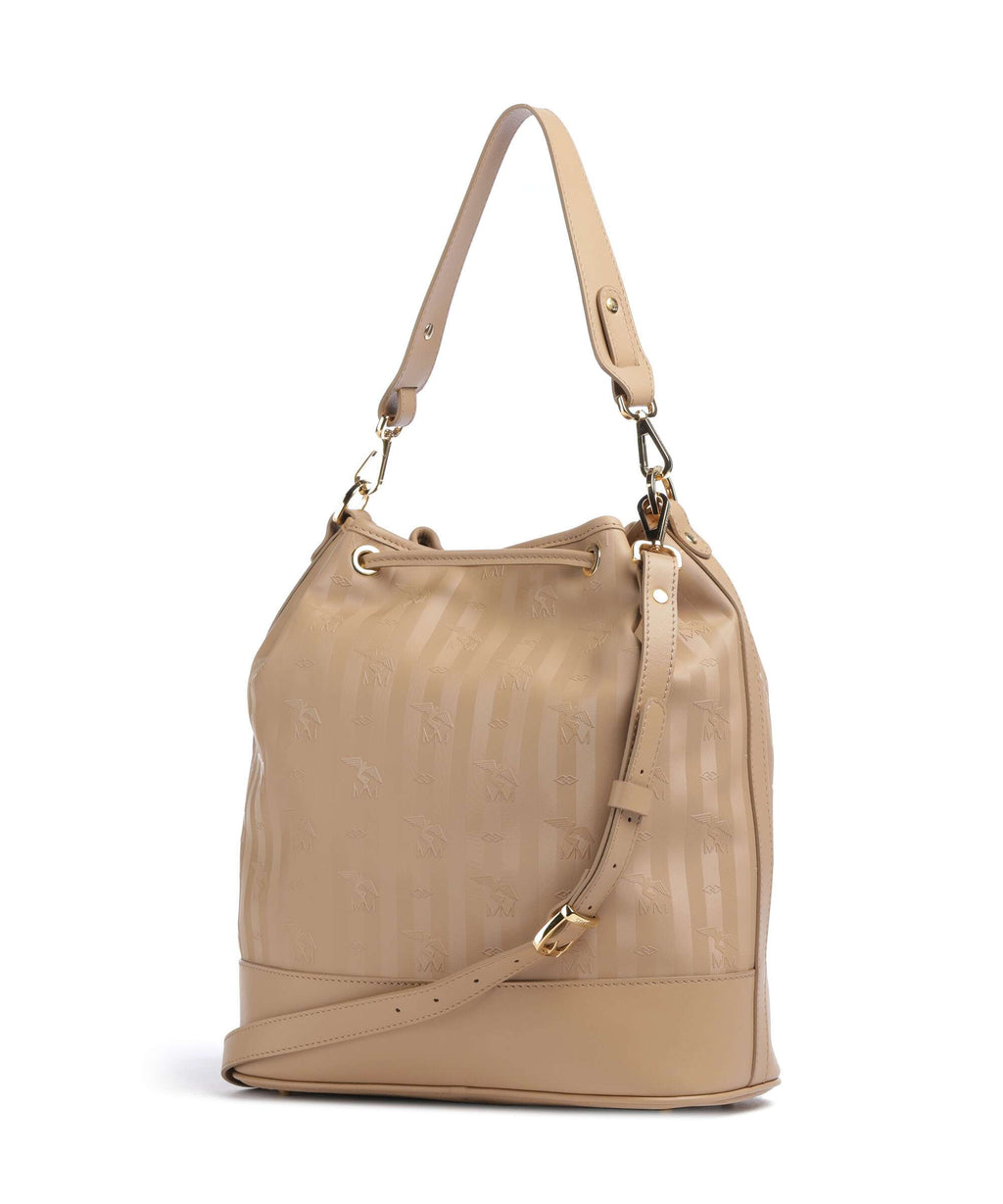 Maison Mollerus Vinerus Niesen Bucket bag cappuccino beige