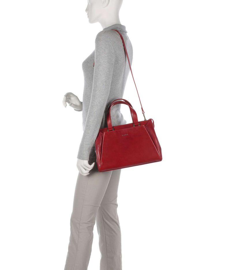 Giudi Crown Handbag red