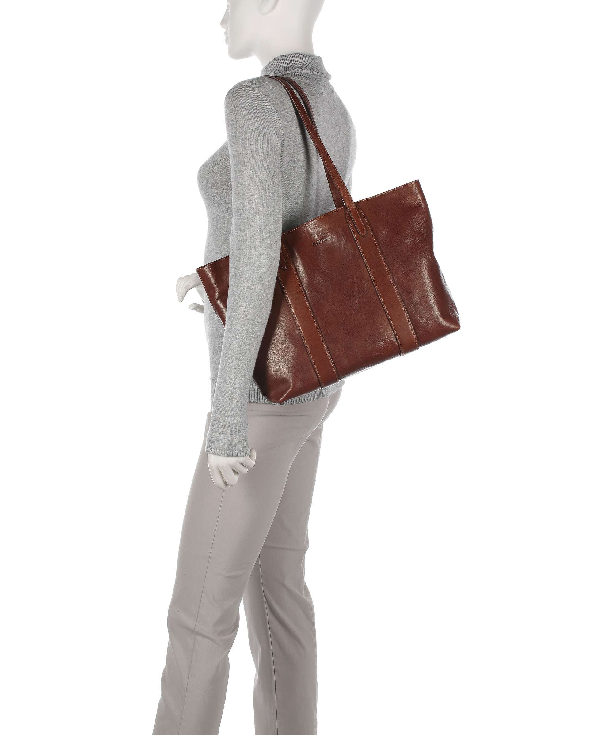 Giudi Tote bag brown