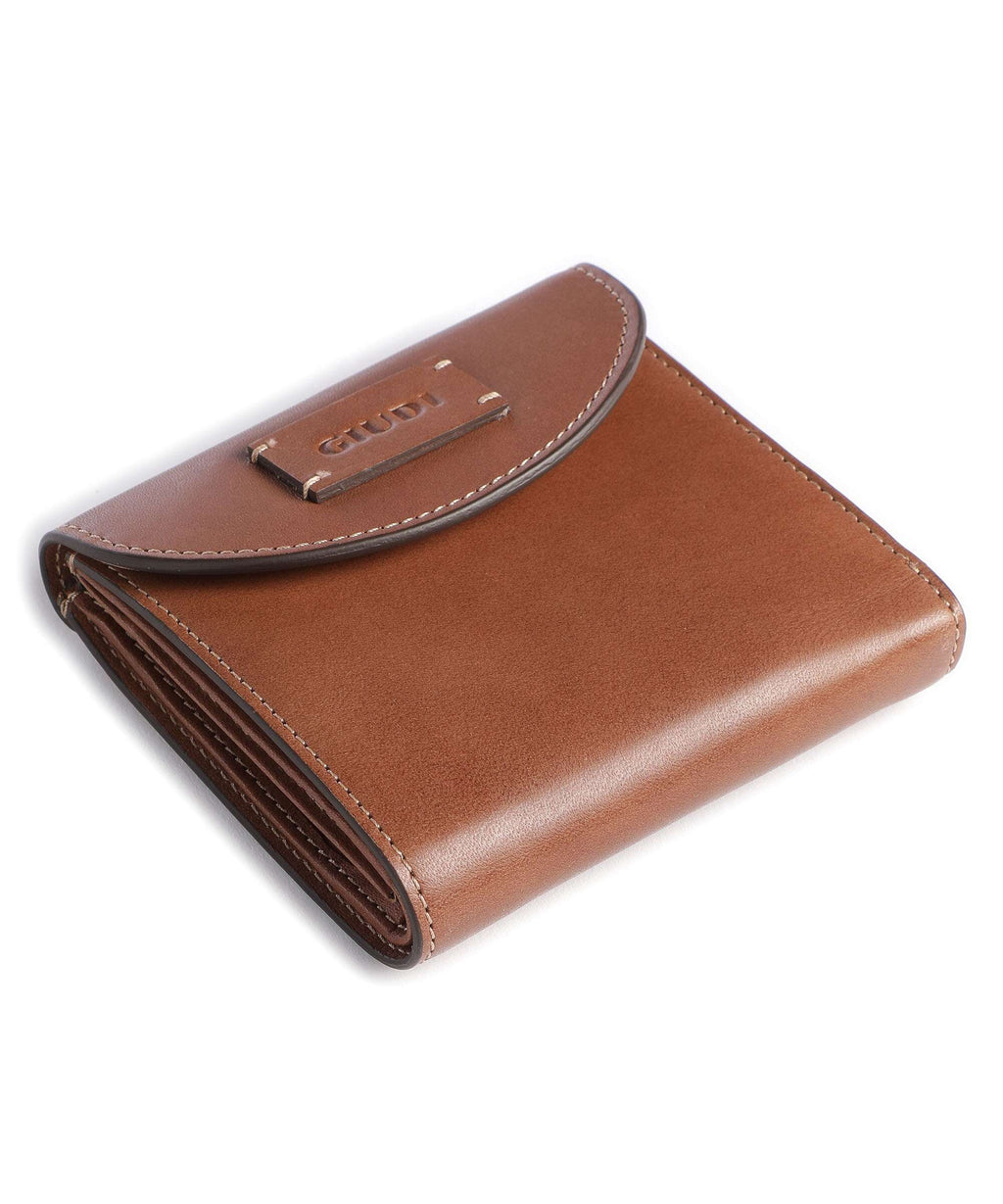 Giudi Crust Wallet marrone