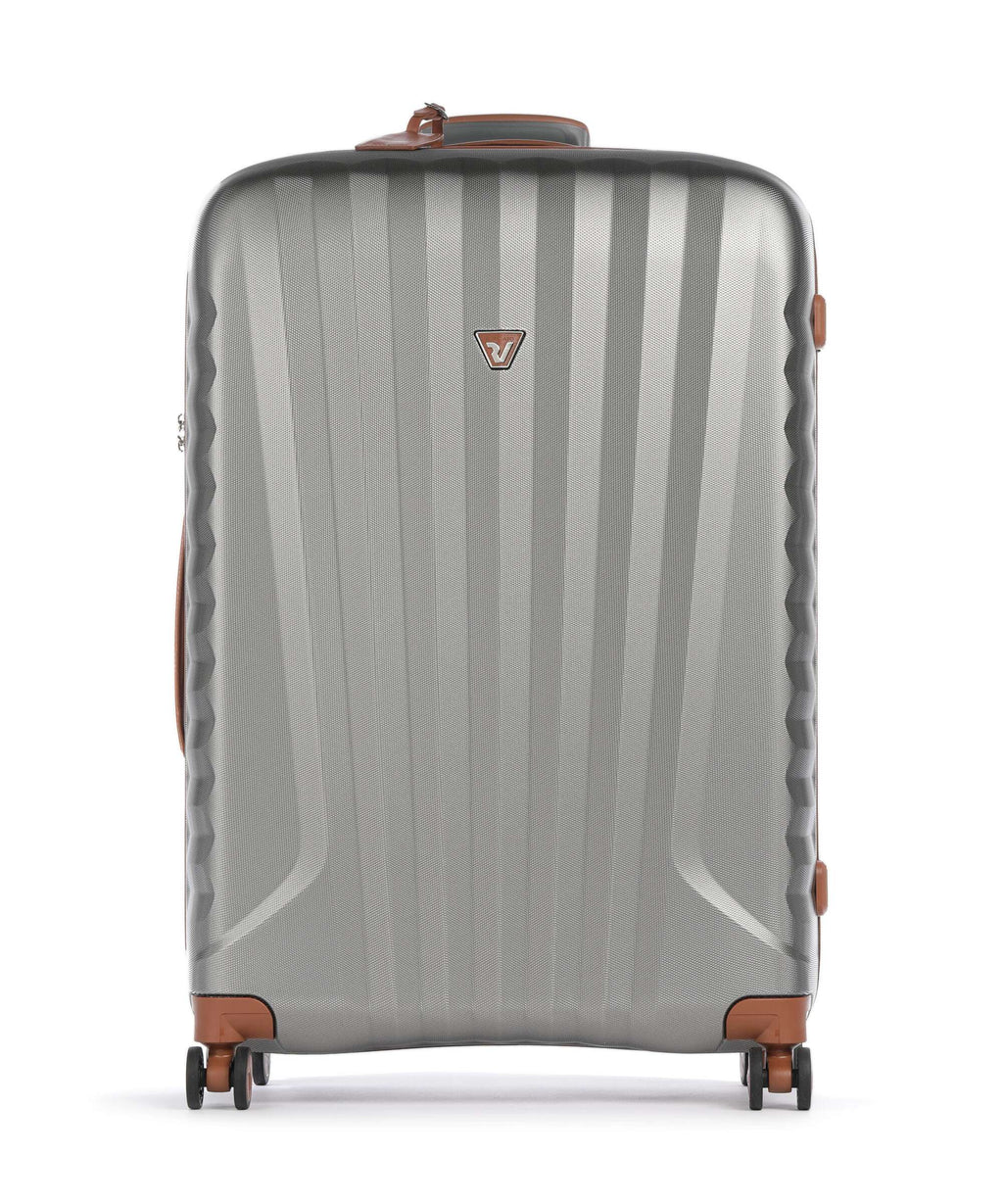 Roncato E-Lite Spinner (4 wheels) titanio/cognac