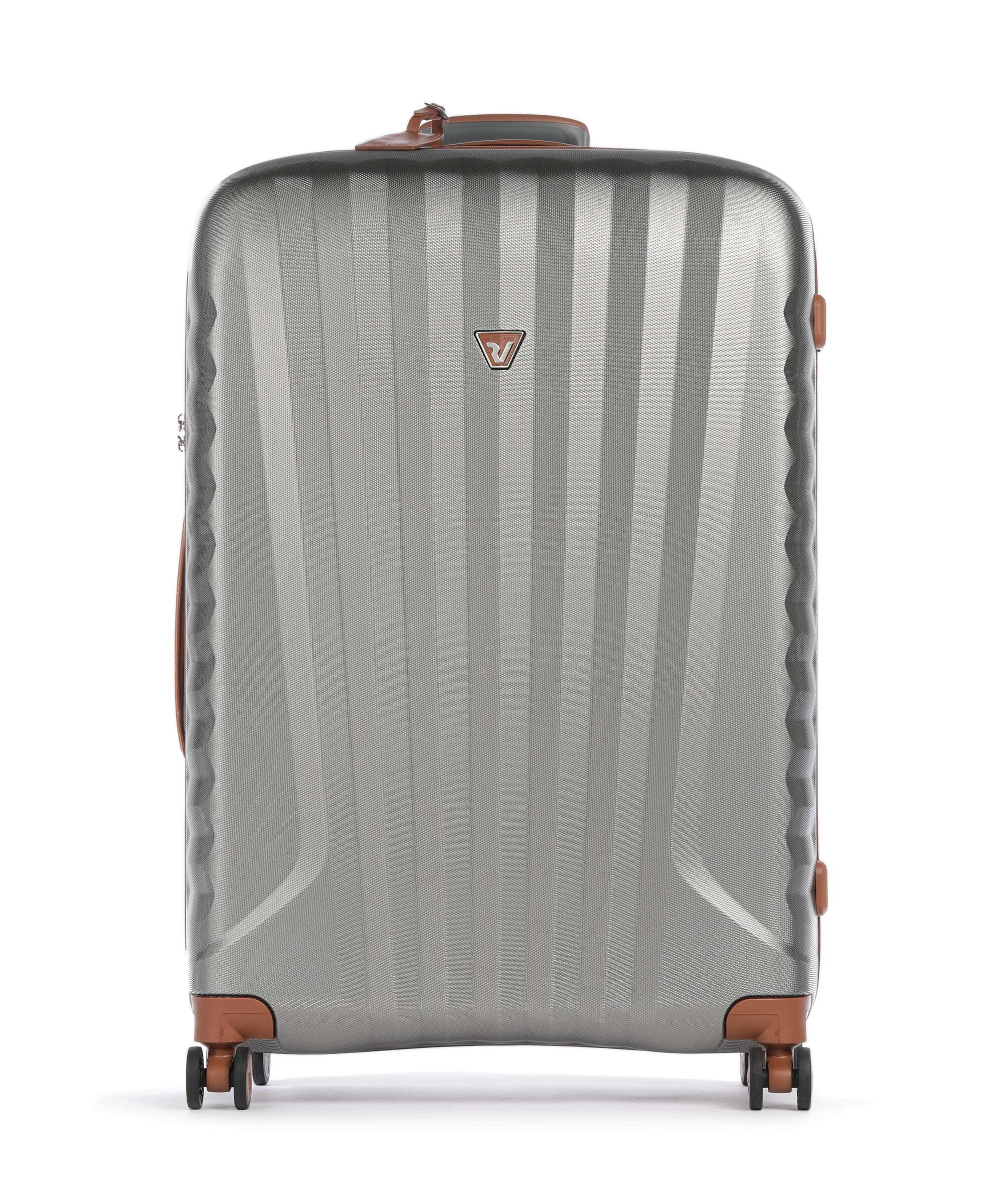 Roncato E-Lite Spinner (4 wheels) titanio/cognac
