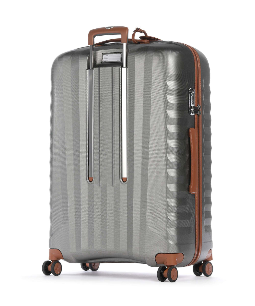 Roncato E-Lite Spinner (4 wheels) titanio/cognac