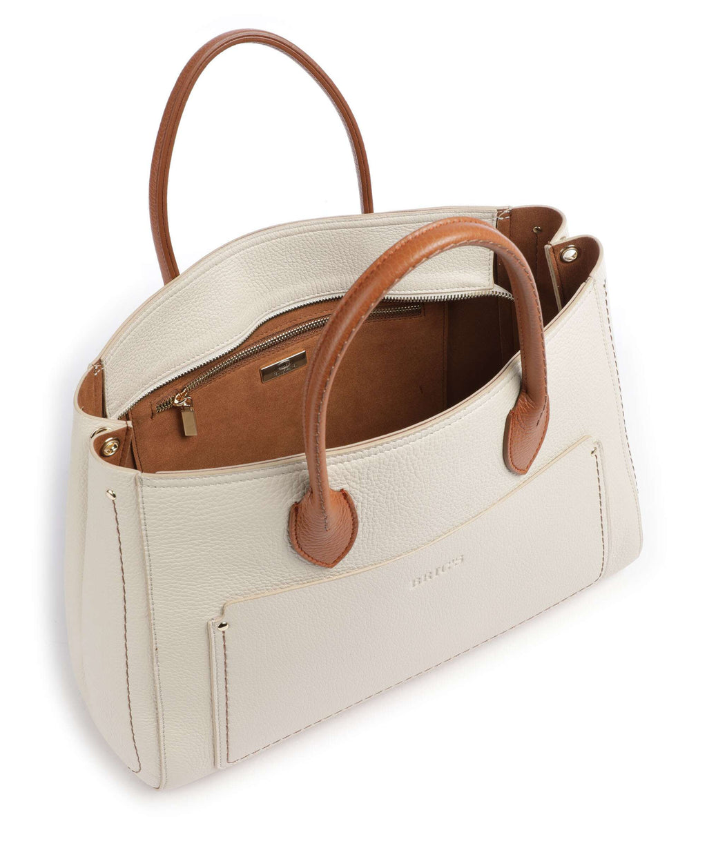 Brics Gondola Tulipano Handbag cream/caramel