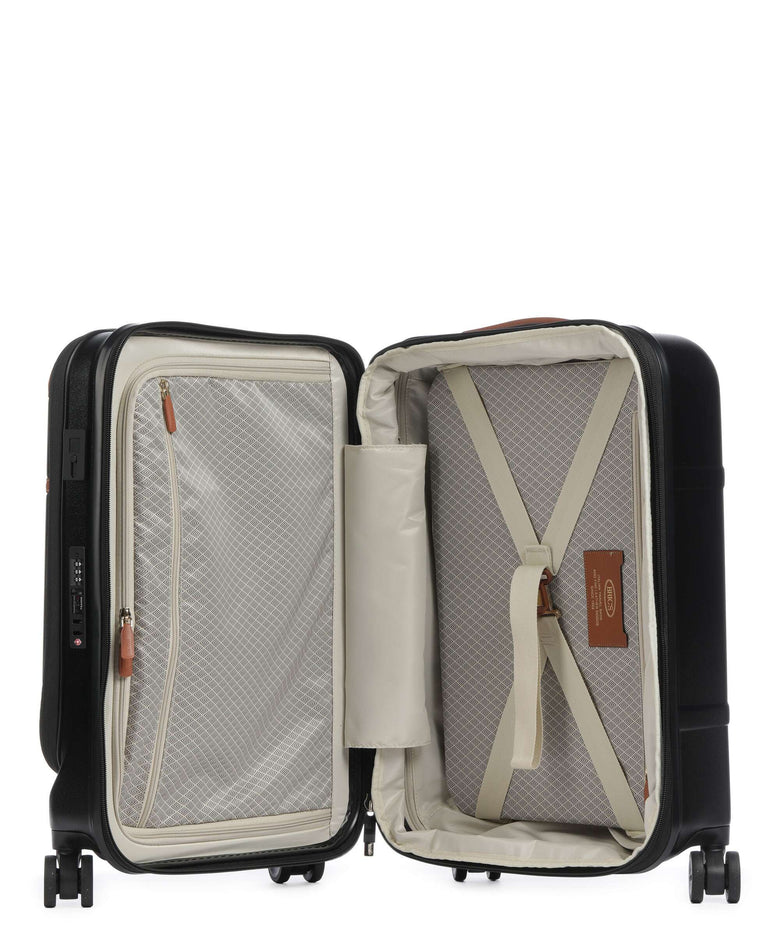 Brics Bellagio Spinner (4 wheels) black/tan