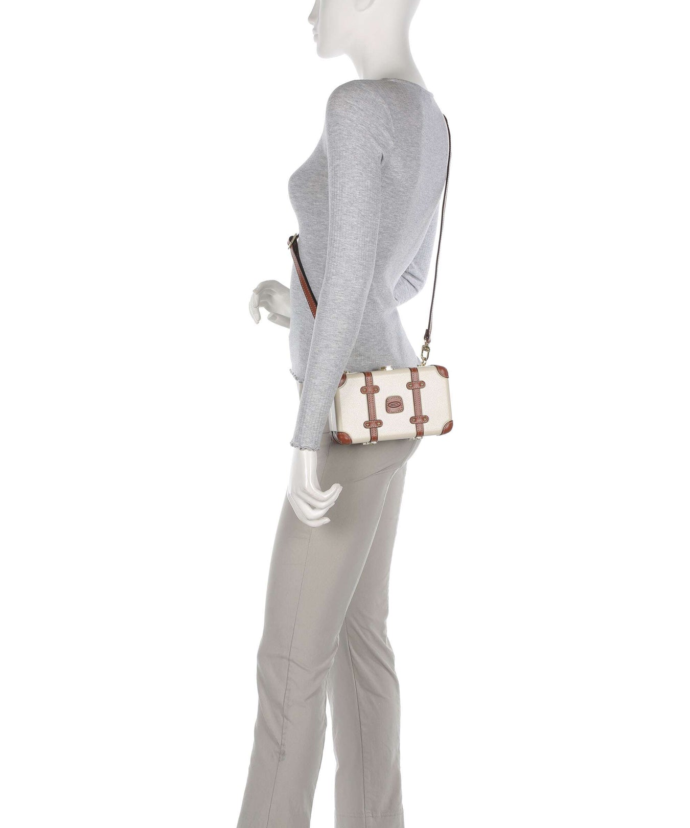 Brics Bellagio Crossbody bag cream