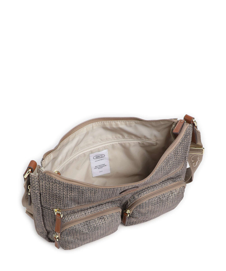 Brics X-Collection Crossbody bag wool nut