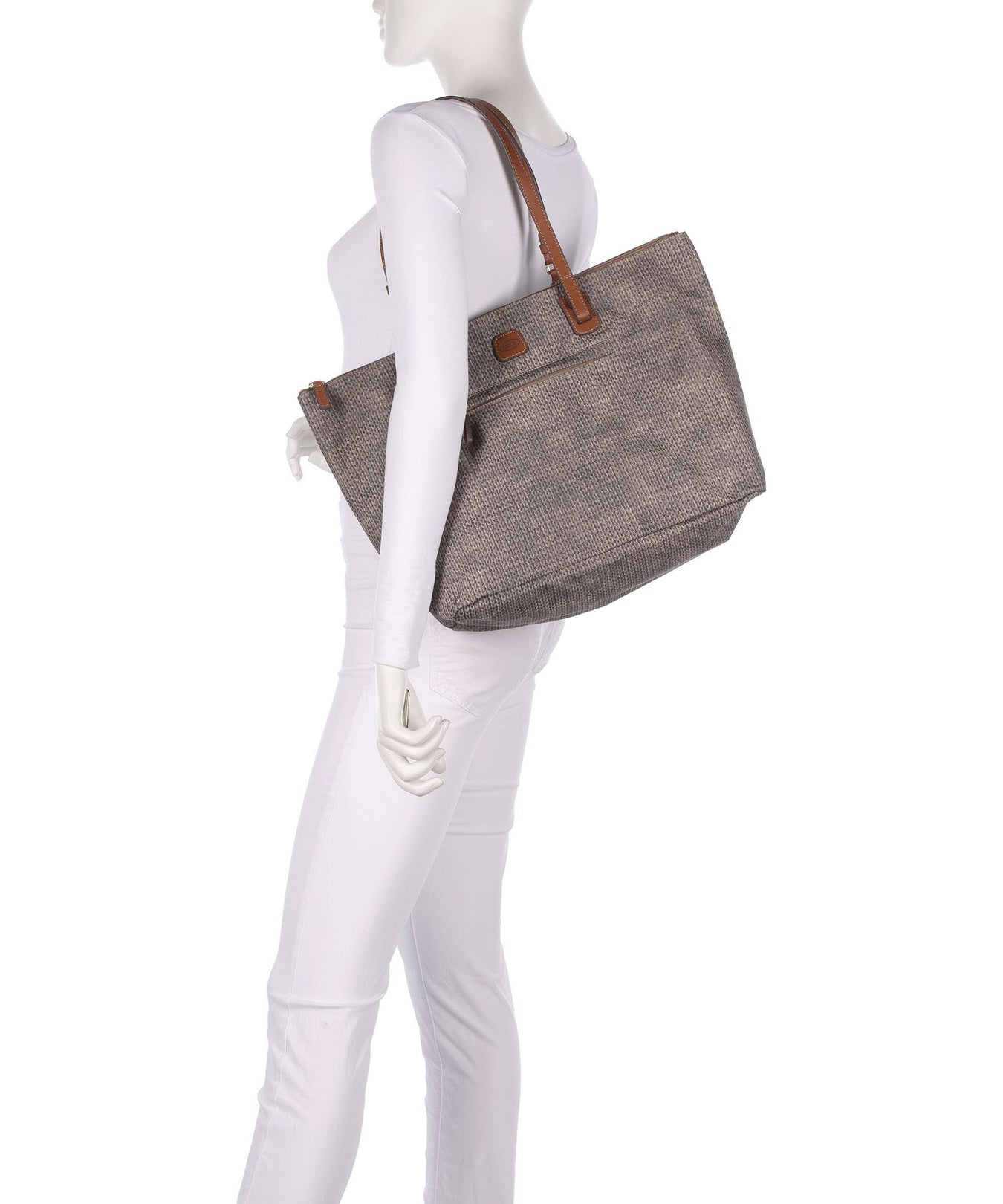 Brics X-Collection L Tote bag wool nut