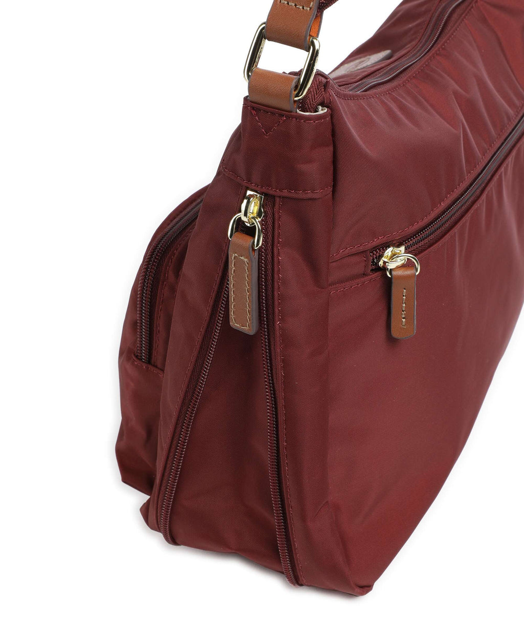 Brics X-Collection Crossbody bag bordeaux