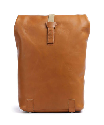 Brooks England Pickwick Leather Small Zaino roll-top cognac