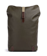 Brooks England Pickwick Large Patchwork Zaino roll-top moss