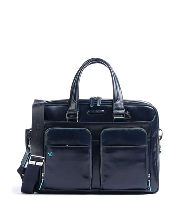 Piquadro Blue Square Cartella blu