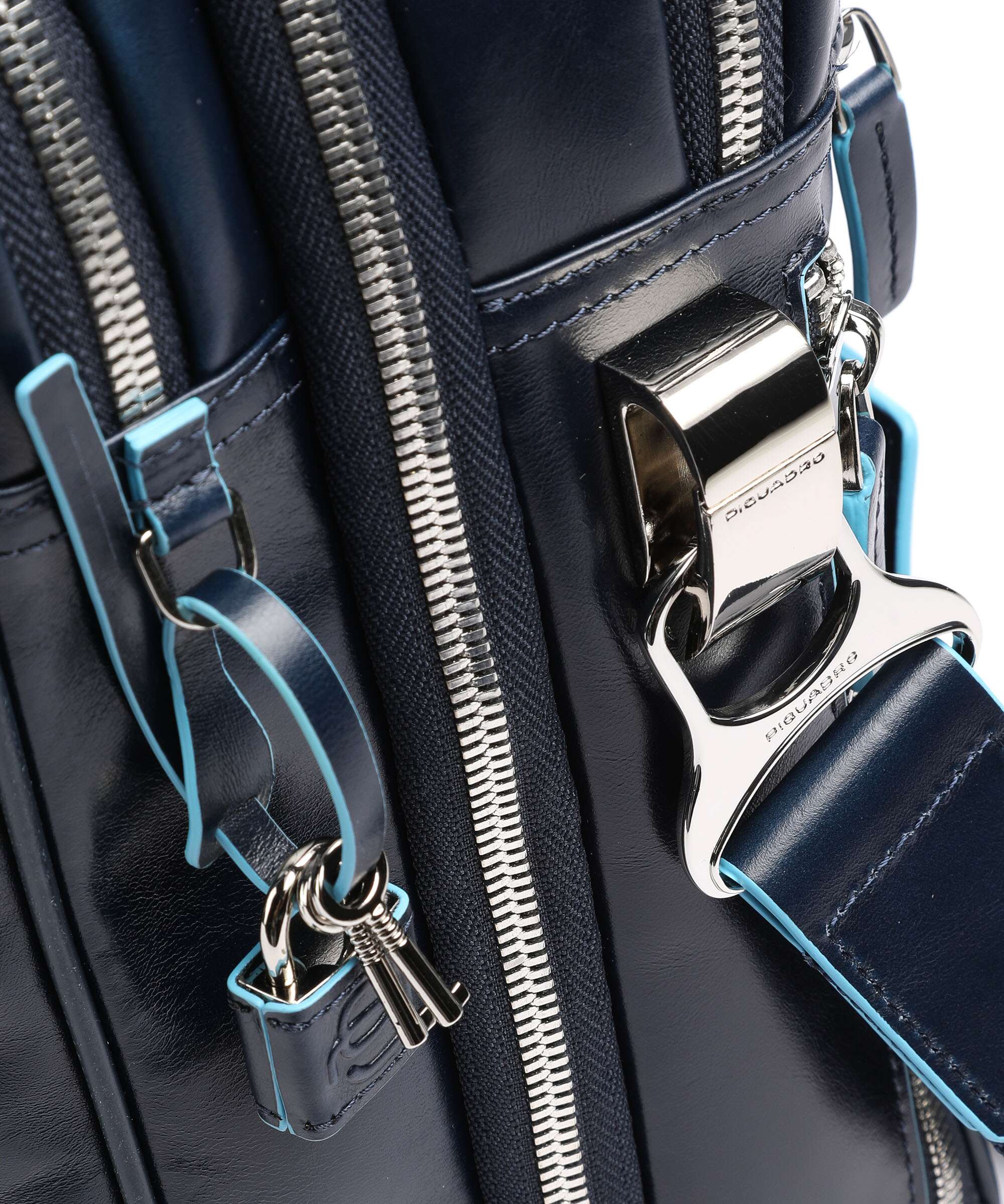 Piquadro Blue Square Briefcase blu