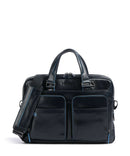 Piquadro Blue Square Briefcase blu