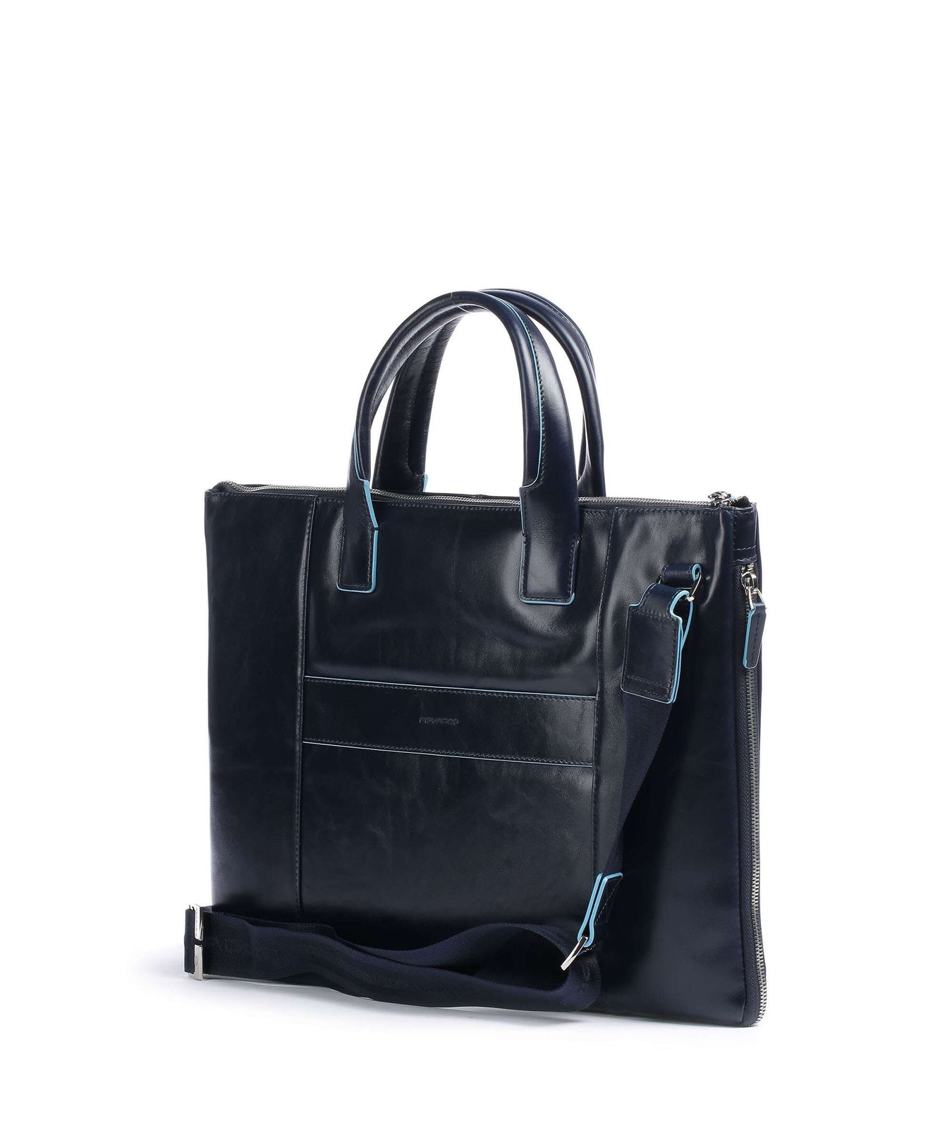 Piquadro Blue Square Briefcase blu