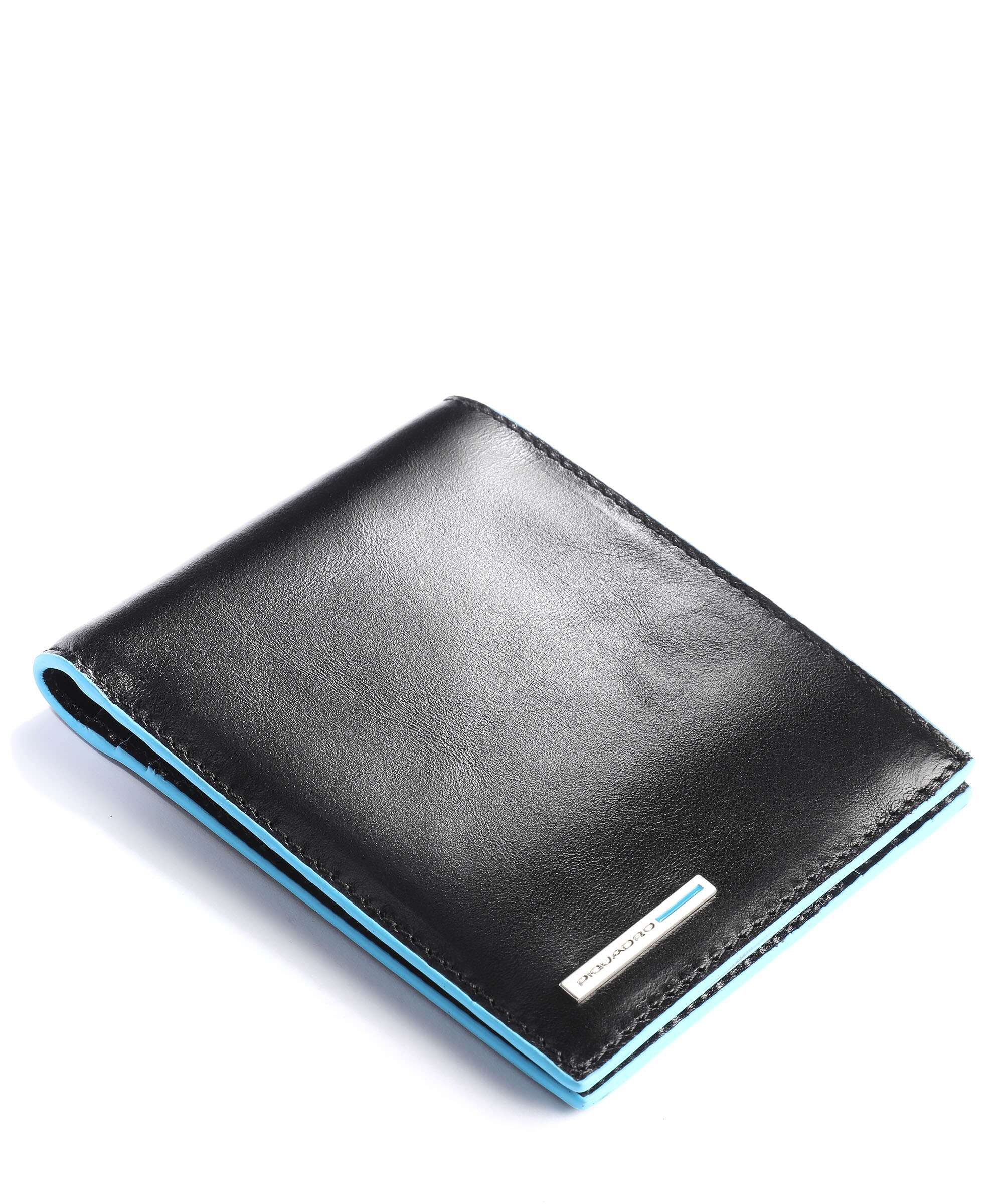 Piquadro Blue Square Credit card holder black