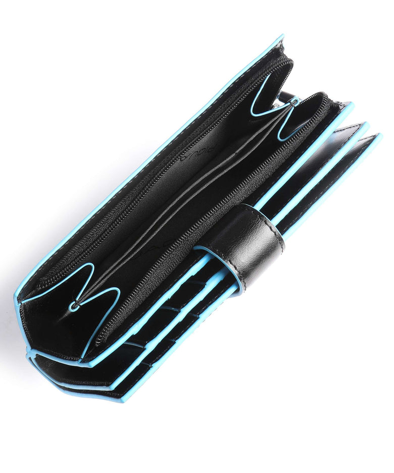 Piquadro Blue Square Credit card holder black