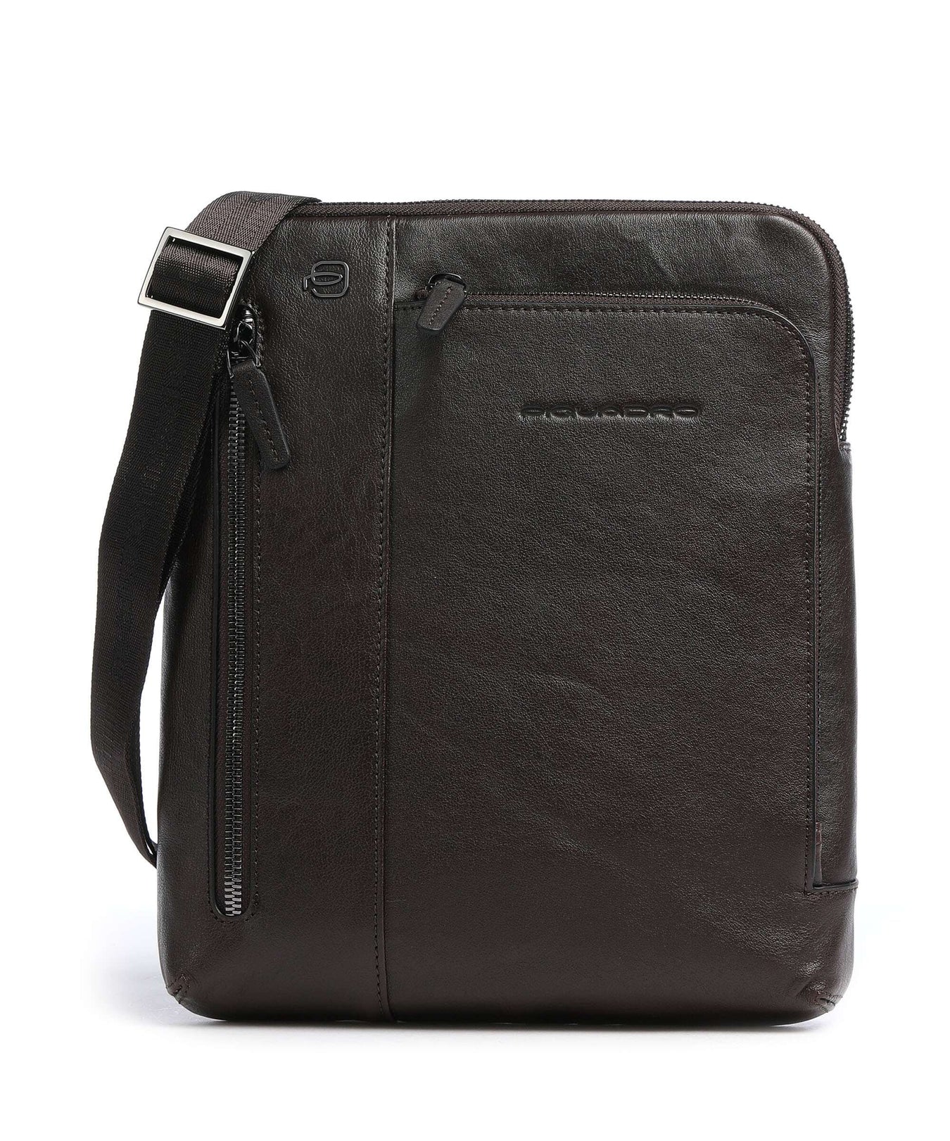 Piquadro Black Square Crossbody bag testa di moro