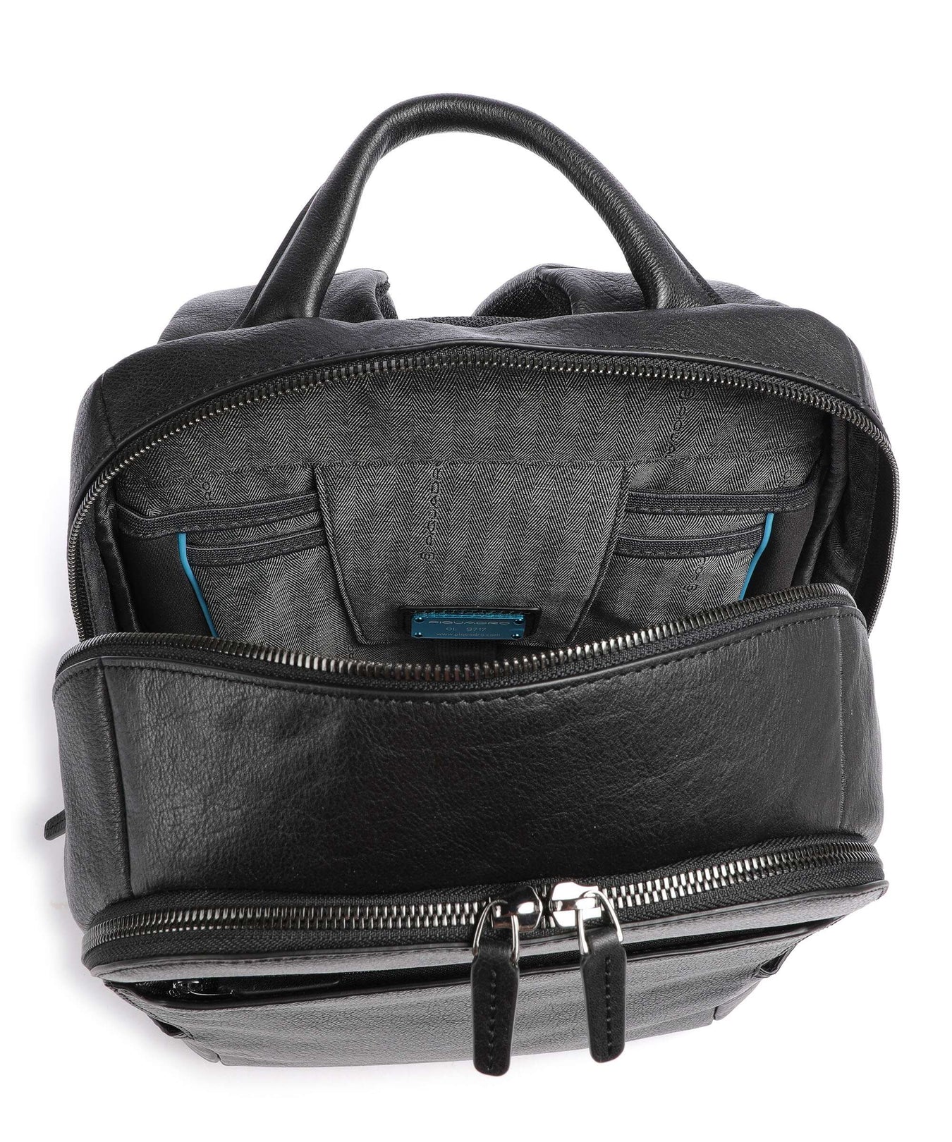 Piquadro Black Square Laptop backpack black