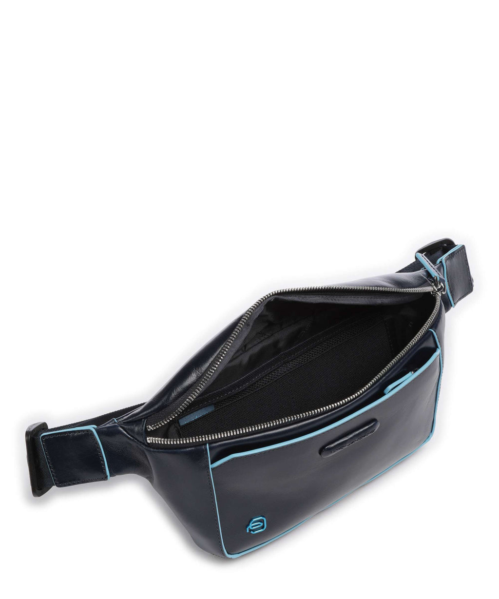 Piquadro Blue Square Belt bag blu