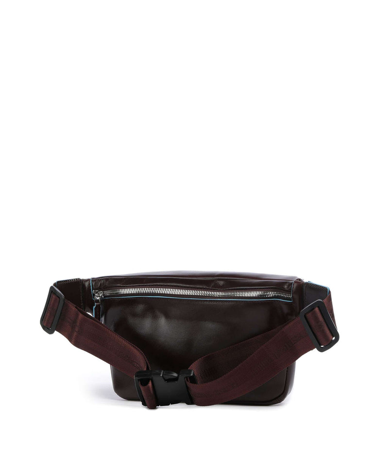 Piquadro Blue Square Fanny pack mahogany