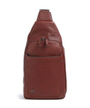 Piquadro Black Square Borsa sling cuoio