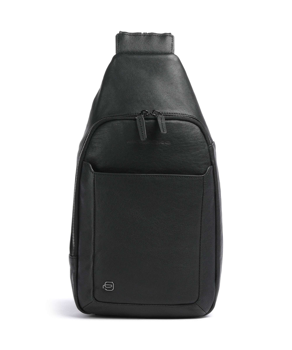 Piquadro Black Square Sling bag nero