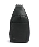 Piquadro Black Square Borsa sling nero