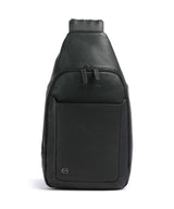 Piquadro Black Square Borsa sling nero