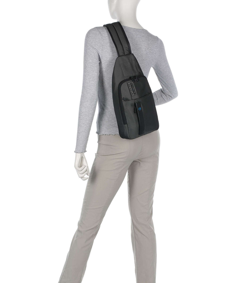 Piquadro P16 Sling bag grigio