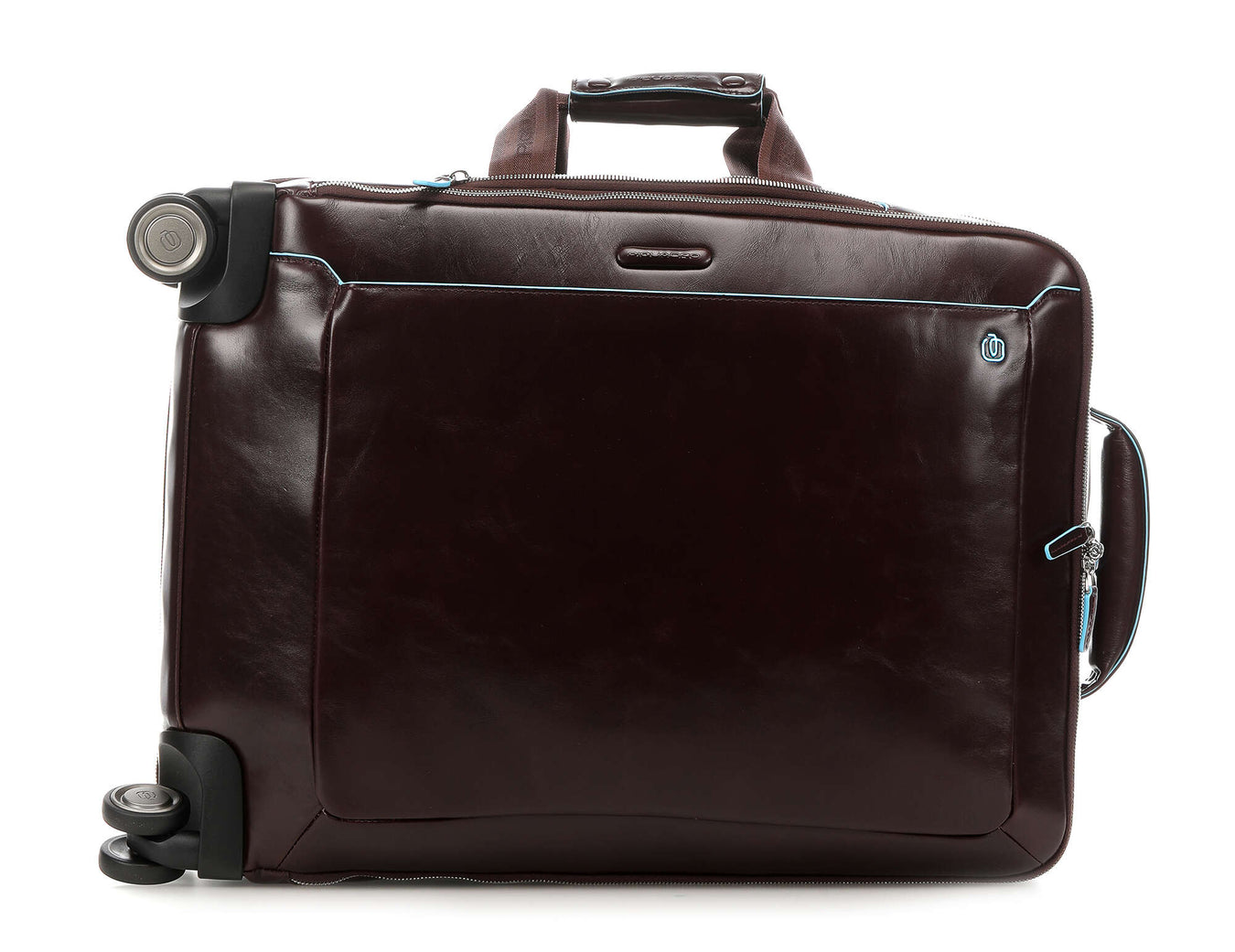 Piquadro Blue Square Spinner (4 wheels) mahogany