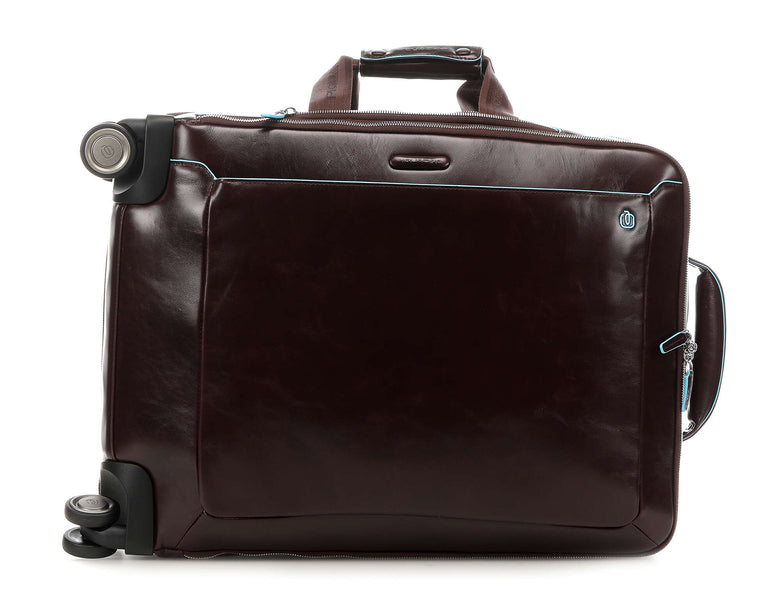 Piquadro Blue Square Spinner (4 wheels) mahogany