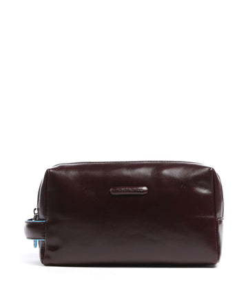 Piquadro Blue Square Borsa da toilette mahogany