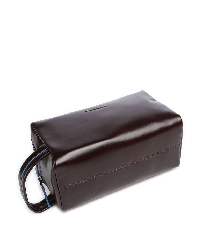 Piquadro Blue Square Toiletry bag mahogany