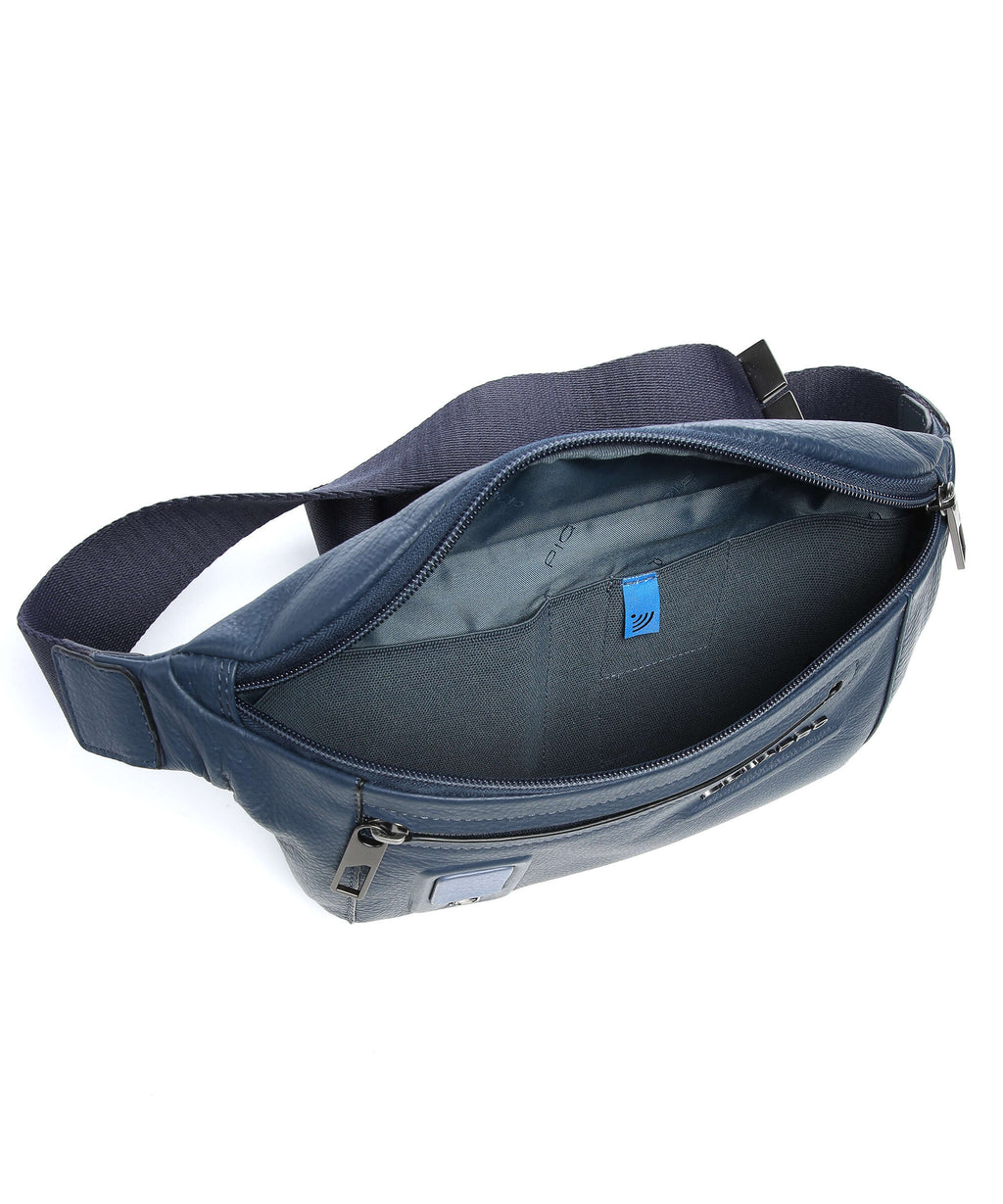 Piquadro Akron Belt bag blue