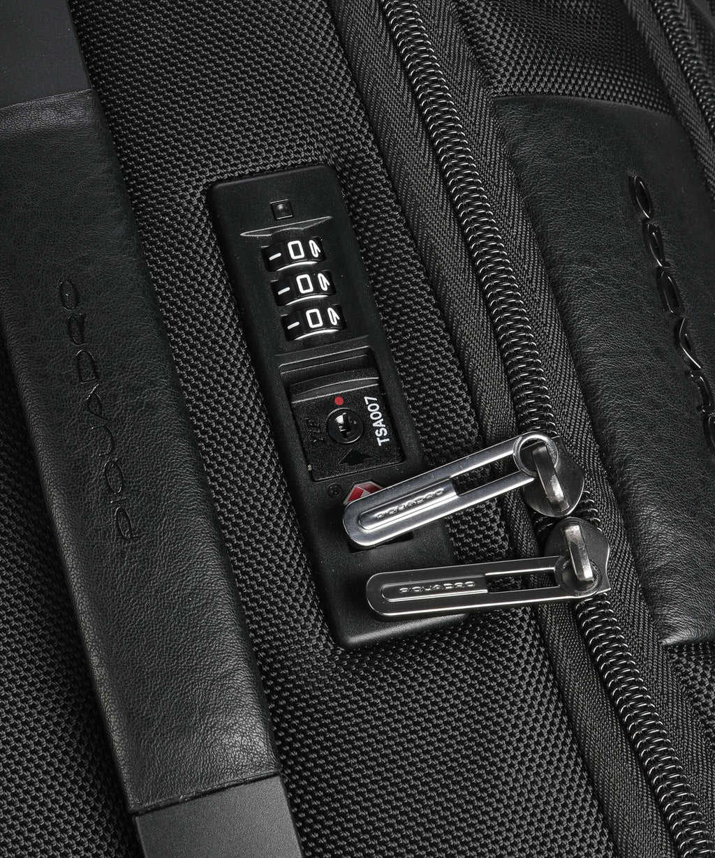Piquadro Rolling briefcase black