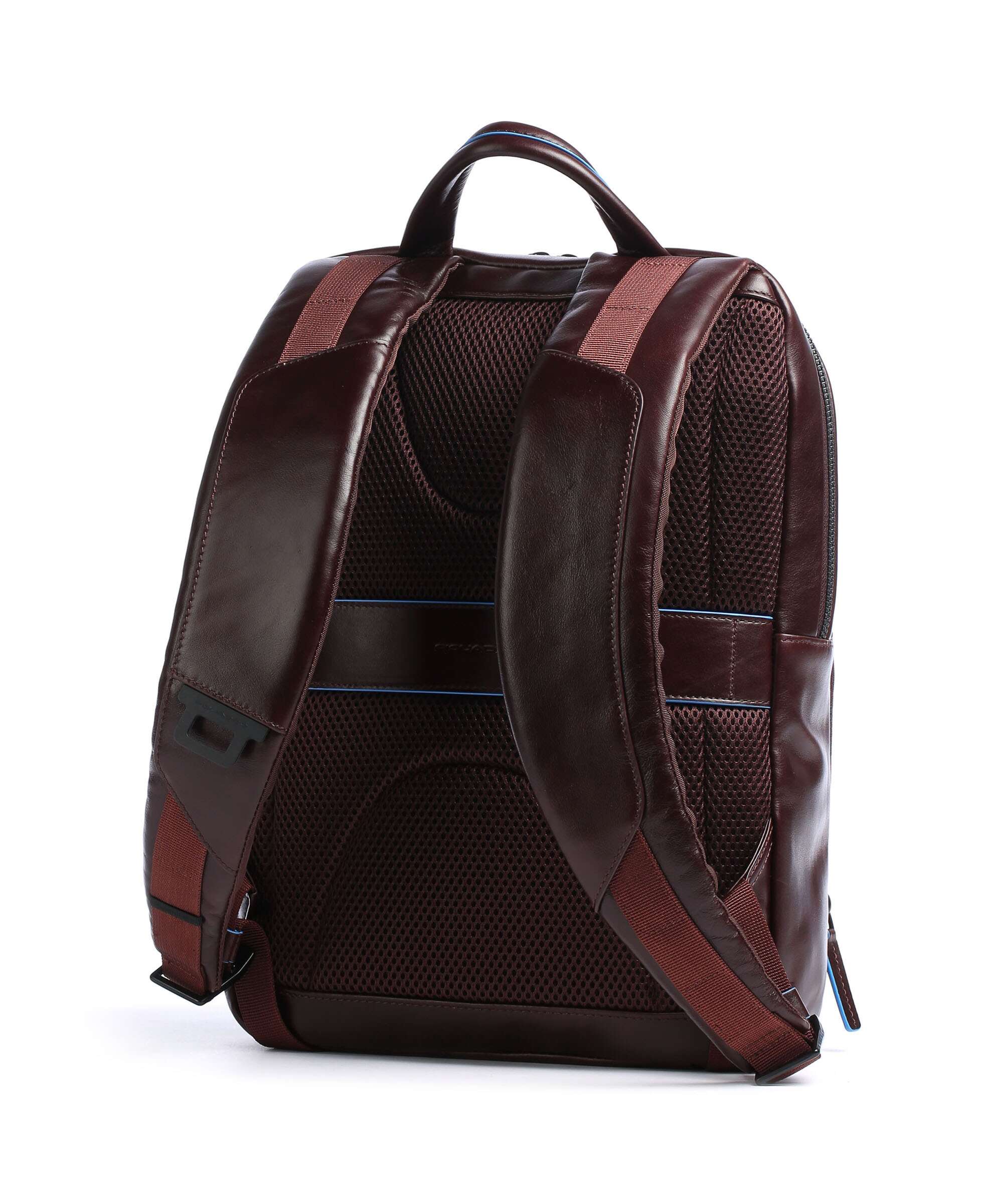 Piquadro Blue Square Revamp Laptop backpack mahogany