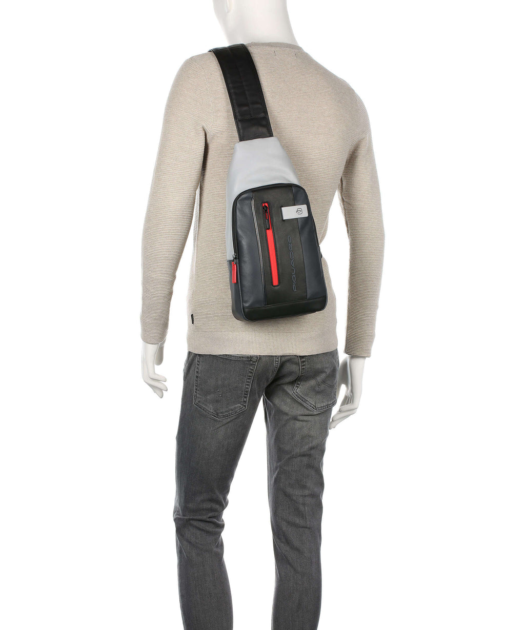 Piquadro Urban LED Sling bag grey/black