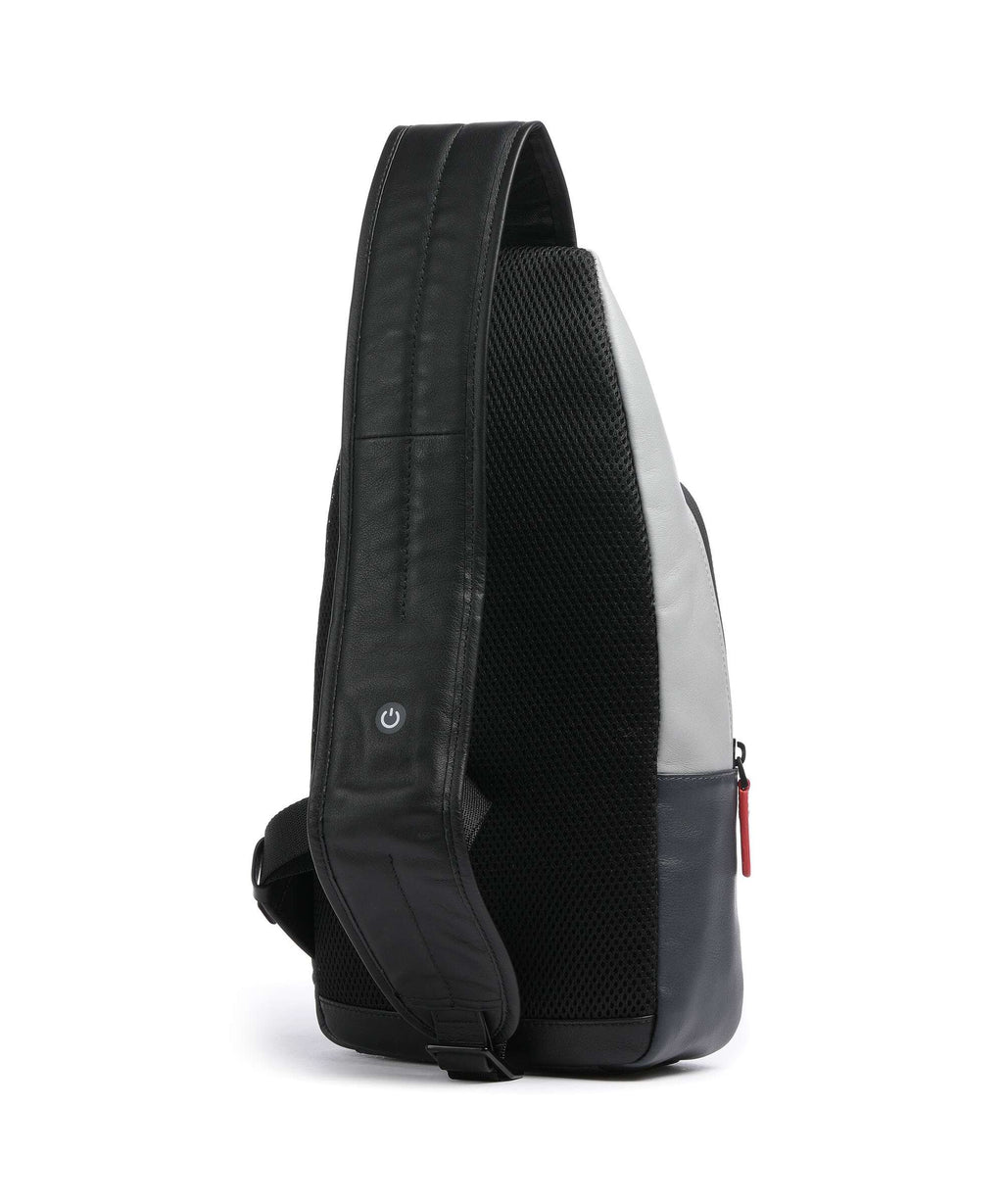 Piquadro Urban LED Sling bag grey/black