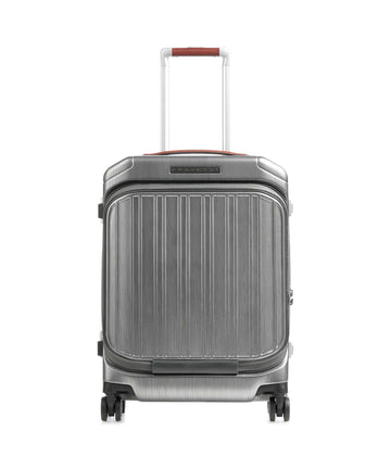 Piquadro PQLM Spinner (4 wheels) black/natural tan