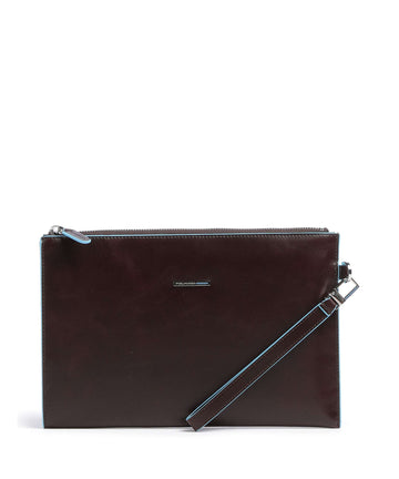 Piquadro Blue Square Borsa da polso mahogany