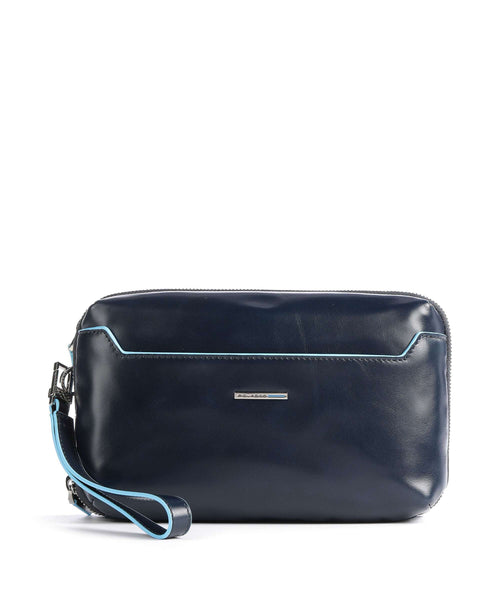 Piquadro Blue Square Wristlet blue