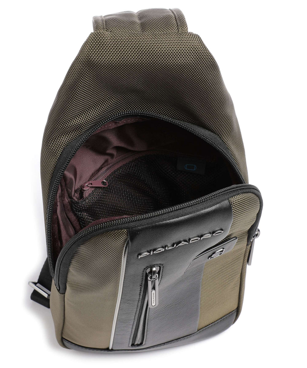 Piquadro Brief 2 Sling bag military green/black