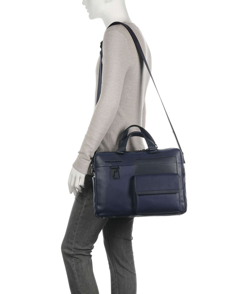 Piquadro Finn Briefcase blue