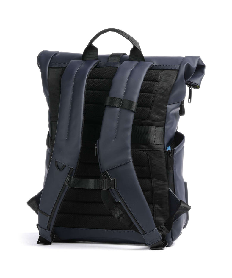 Piquadro Corner 2.0 2.0 Rolltop backpack blue
